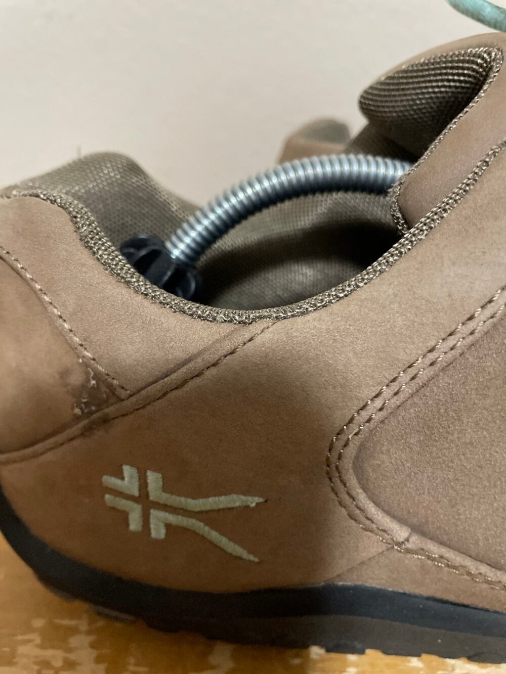 Kuru Chicane Trail Shoe Brown Nubuck Leather Arch Support Hiker Women's Sz 10 - Picture 2 of 7